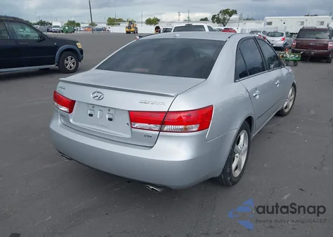2007 Hyundai Sonata Limited/Se V6 z USA, uszkodzony, nr VIN 5NPEU46F57H260355